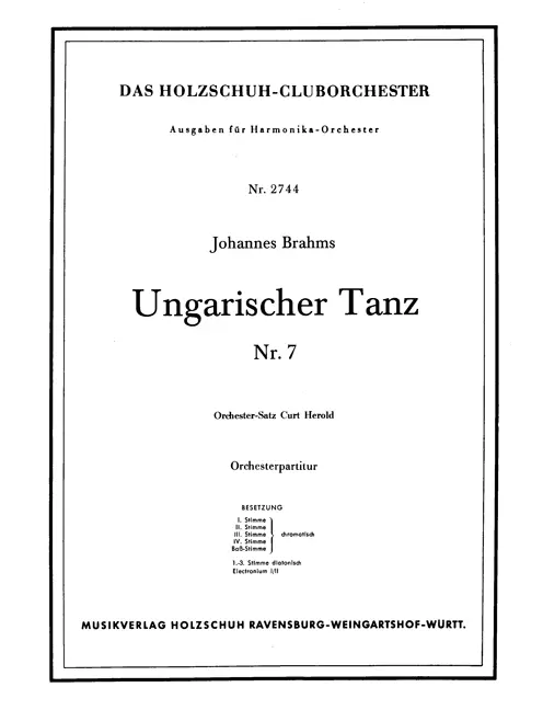 Ungarischer Tanz Nr. 7